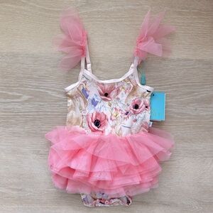 Posh Peanut Easter Tulle Dress 6-12 Months NWT